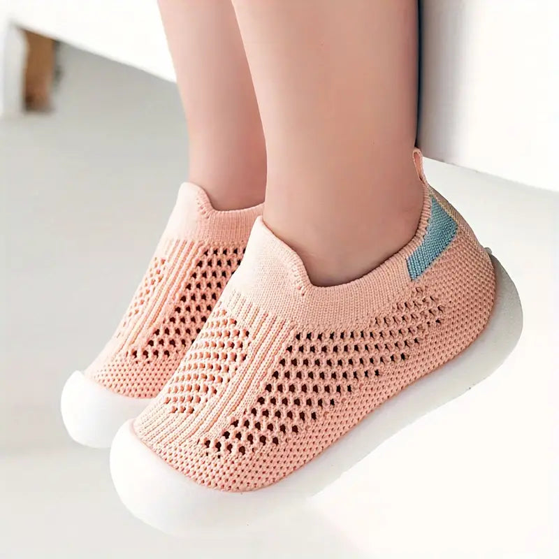 Chaussure Premier Pas Bébé – Antidérapante, Souple et Confortable