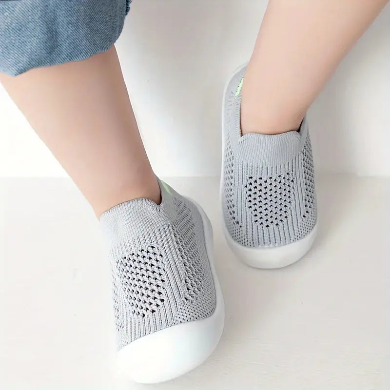 Chaussure Premier Pas Bébé – Antidérapante, Souple et Confortable