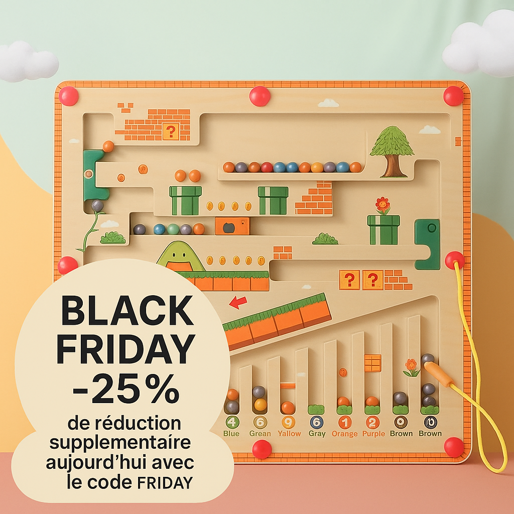 Monde Magnétique Montessori – Jeu Éducatif 3-en-1