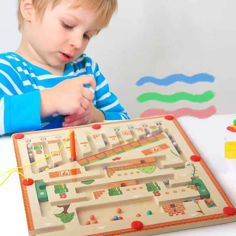 Monde Magnétique Montessori – Jeu Éducatif 3-en-1