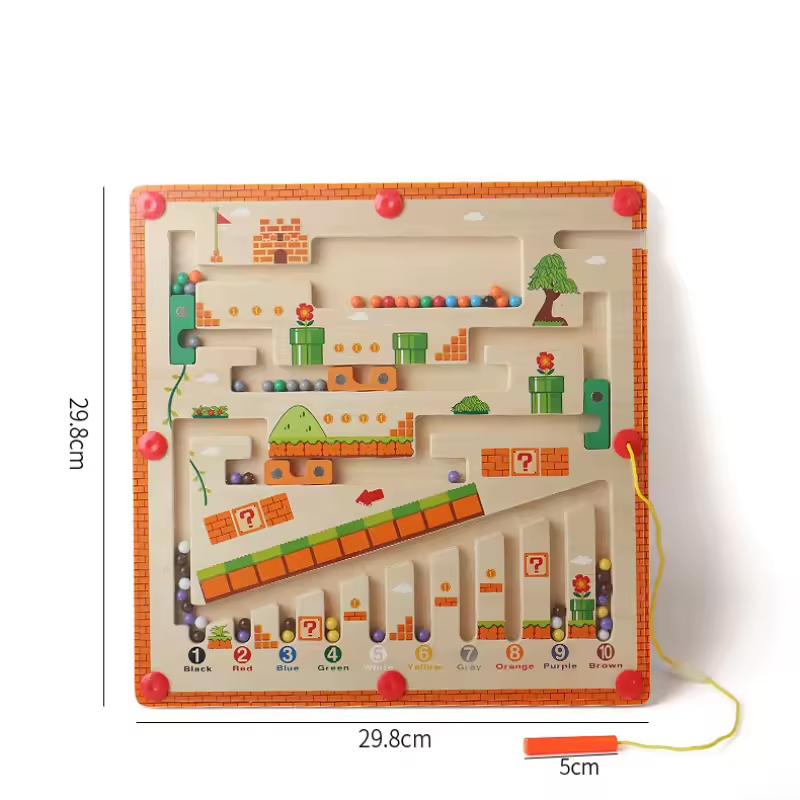 Monde Magnétique Montessori – Jeu Éducatif 3-en-1