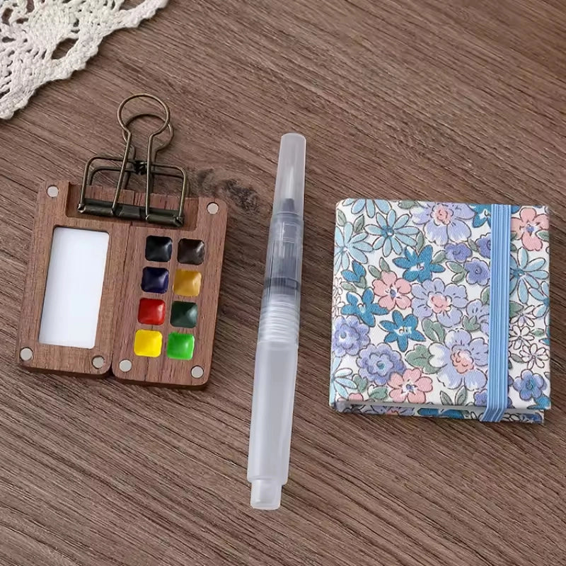 Kit di acquerelli in miniatura