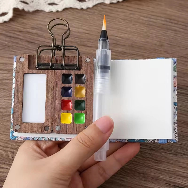 Kit di acquerelli in miniatura