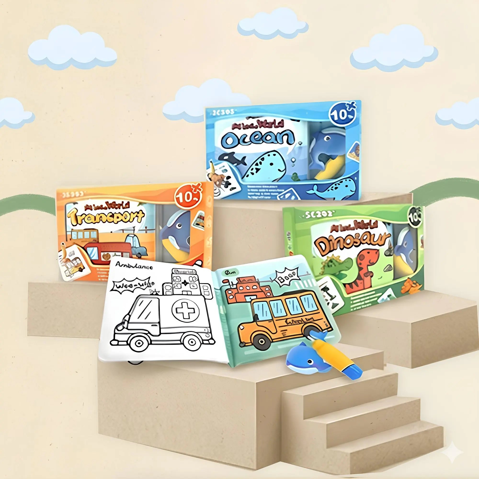 AquaColor™ - le livre de coloriage magique